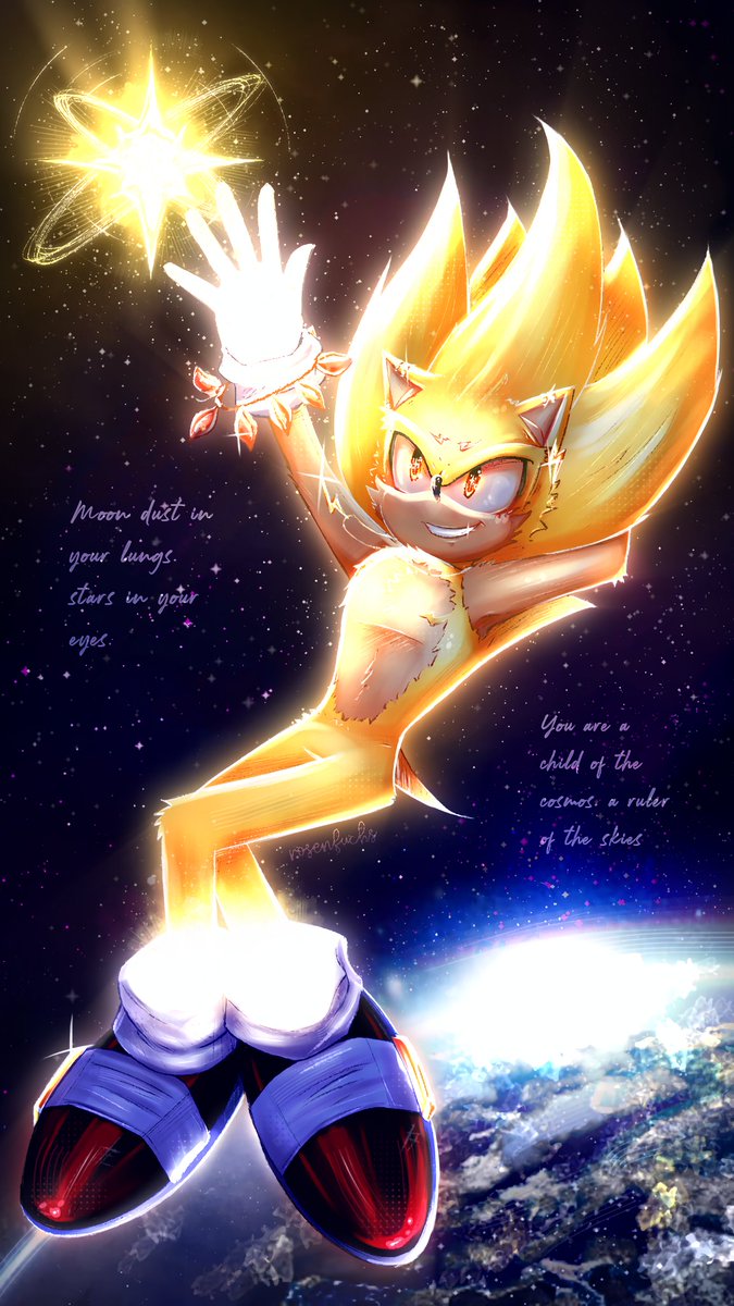 Rosenfuchs_'s tweet photo. — child of the cosmos.°•🪐~🌟 #sonic #supersonic https://t.co/0H1jDLaEUW
