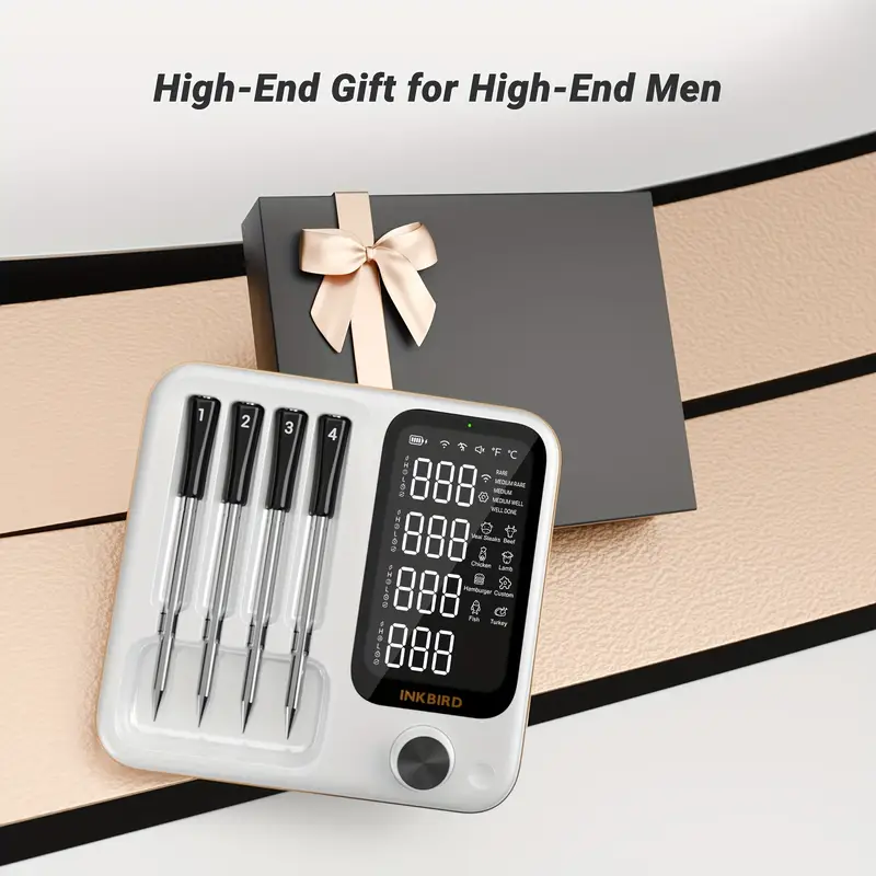 New look, same BBQ beast. 🔥 
The INKBIRD INT-14-BW now comes in sleek WHITE — 4 probes, WiFi, no-phone mode, and a screen so clear everyone can use it.
🤍 Team White or 🖤 Team Black? 
Drop your pick! 👇

#BBQ #GrillLife #INKBIRD #TechForGrillers