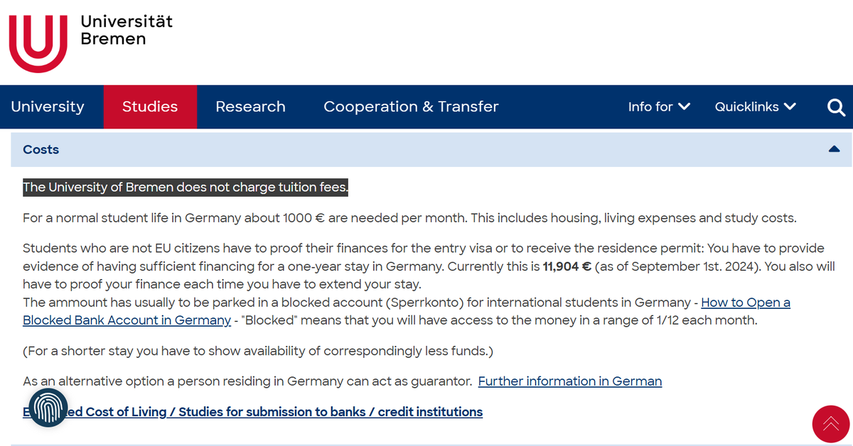 sylviewatikum's tweet photo. NO TUITION FEES for  Bachelor’s, Master’s and PhD students to Germany in 2025. Here is everything you need to know 👇

♻️ repost - for someone in your network
👍to show appreciation for my research
📝Take notes for yourself
🤝Lets grow together

Study in Germany at the University of Bremen

🗓️ Deadline: Depends on program and intake — typically mid-July for winter semester (Apply early due to visa timelines!)

🎂 Age Requirements: No upper age limit specified — but students aged 30+ may need private health insurance

🎯 Number of Slots: Open access – all admitted students benefit from no tuition

👨‍👩‍👧‍👦 Can You Move With Family? Yes — dependents can accompany you, but proof of additional funds required

🎓 Eligible Study Majors
✔ Engineering
✔ Natural & Environmental Sciences
✔ Computer Science
✔ Social Sciences
✔ Public Policy
✔ Psychology
✔ International Relations
✔ Business & Management

... and more!

📝 Application Steps
Find a course via https://t.co/jooExNA0lm
Check program-specific requirements
Prepare documents:
Passport
Transcripts
Language certificates (German or English, depending on program)
Motivation letter
CV
Apply via Uni-Assist portal
Plan for proof of funds in a blocked account for visa
After arrival, register residence, health insurance & get your student visa

🔊 I advocate for equitable global education access. DM me if you’re organizing a workshop, event, or press feature — I’d love to share insights on getting a debt free higher education through scholarships abroad.

#StudyInGermany #EducationEquity #SDG4 #StudyAbroad #HigherEducation

University Link: https://t.co/S61RIbnf5U