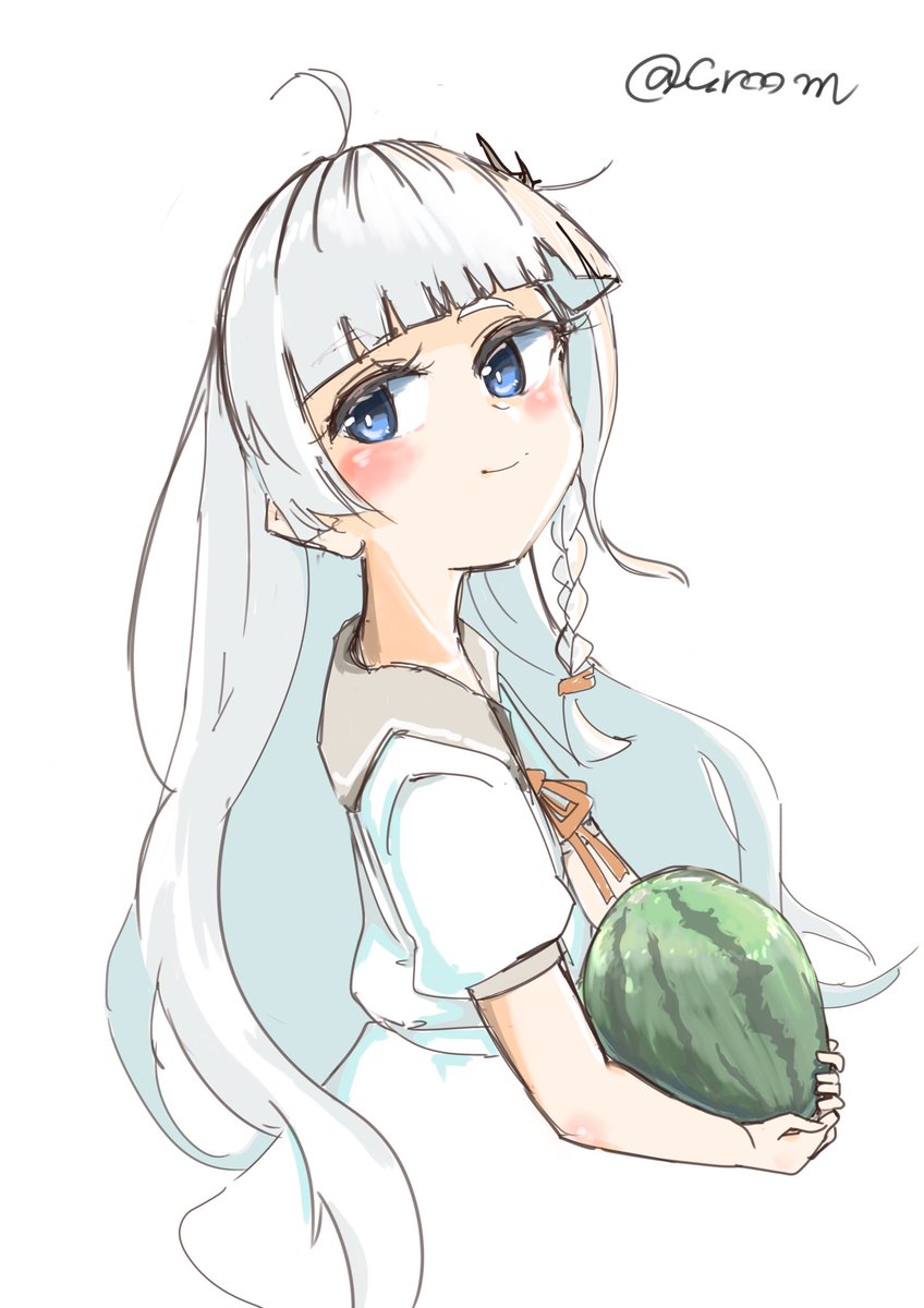 蕾ちゃんとスイカ
#紲星あかり蕾
