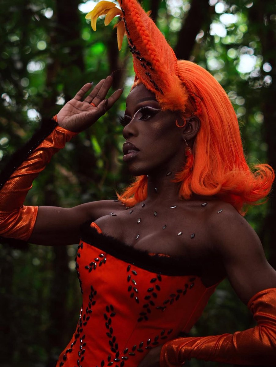 Drag_Crave's tweet photo. Mellody Queen looks enchanting in her promo look for Drag Race Brasil. https://t.co/m2Qccl80VZ