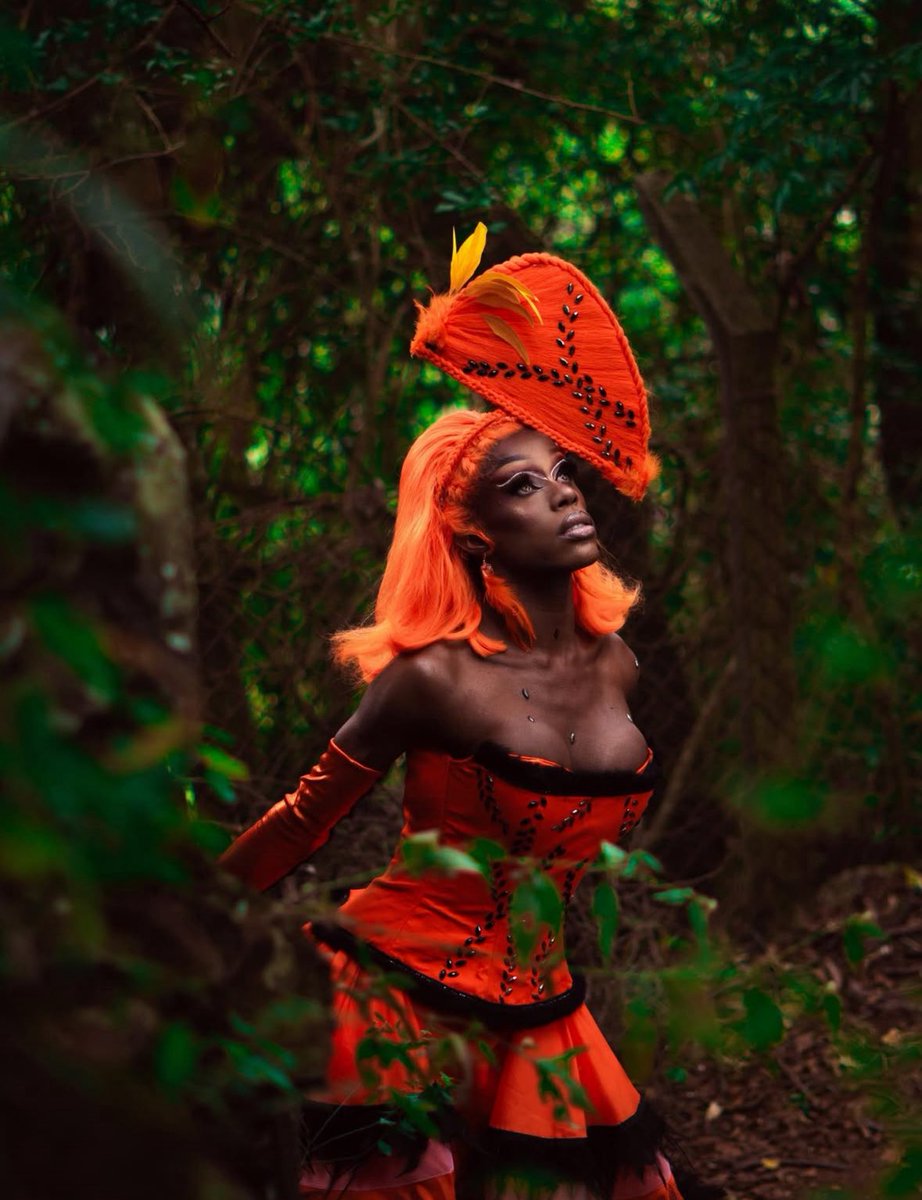 Mellody Queen looks enchanting in her promo look for Drag Race Brasil.