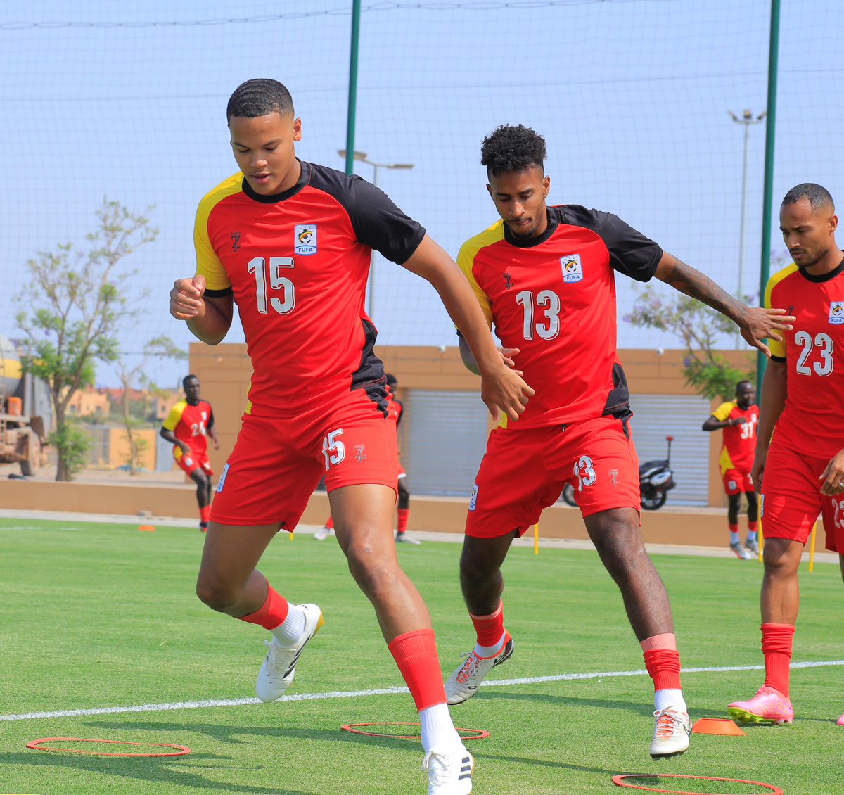 OfficialFUFA's tweet photo. Utilising the FIFA Break in June
Pictorial of Uganda Cranes day 2 training on Wednesday in Marrakech ahead of two big international friendly matches against Cameroon on Friday 6th June and The Gambia on Monday 9th June https://t.co/2j9M7kjEzW