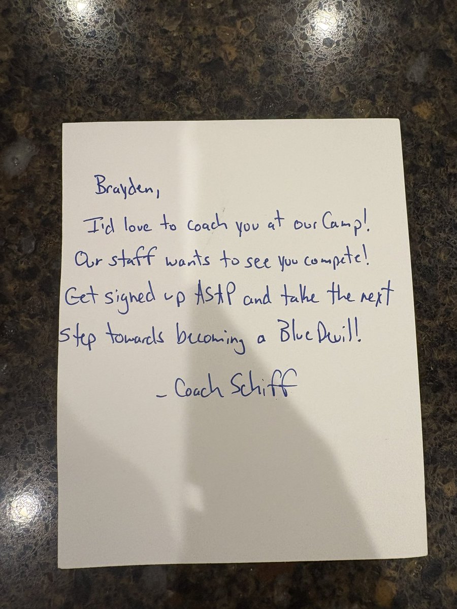 Brayden Thomsen (@brayden_th49481) on Twitter photo Thank you to <a href="/CoachJRSchiff/">Jake Schiff</a> for the letter and camp invite, extremely excited to get back to UW-Stout Thank you to <a href="/CoachJRSchiff/">Jake Schiff</a> for the letter and camp invite, extremely excited to get back to UW-Stout