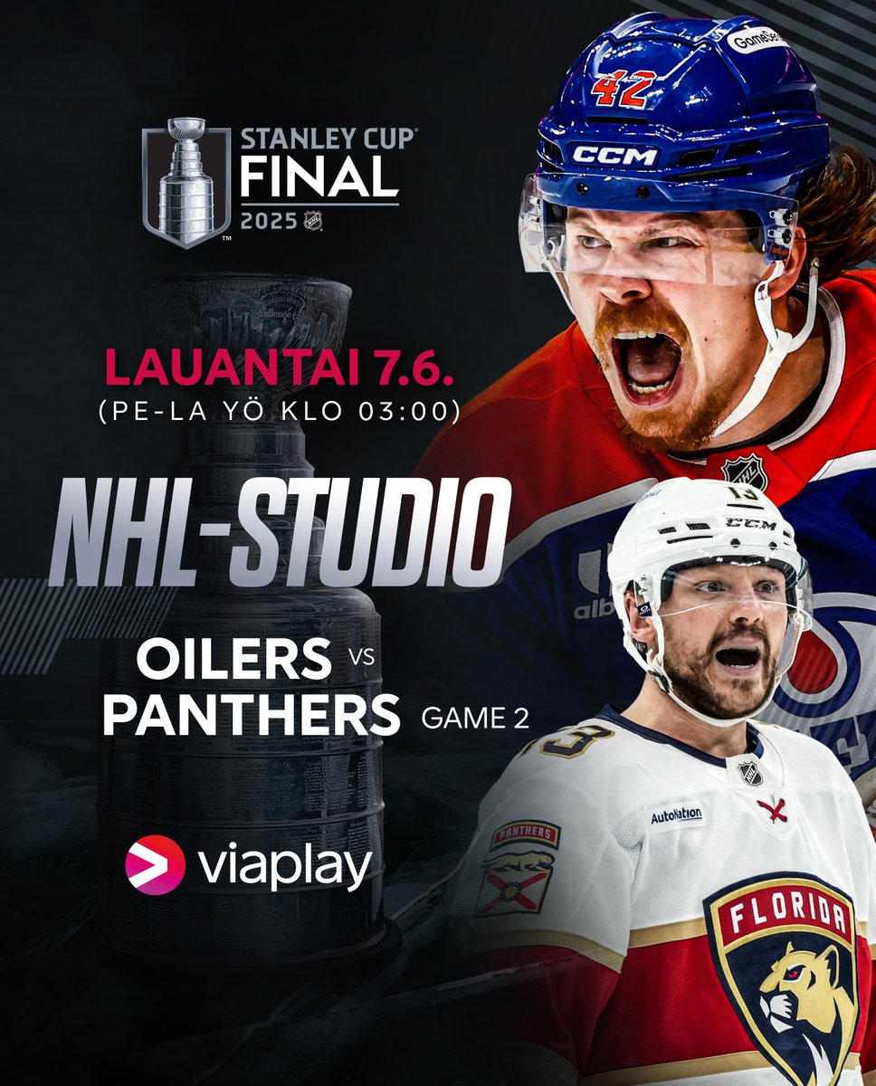 ON TOISEN OTTELUN AIKA! 🙌

Tuomas Meling ja Mikko Lehtonen ovat jälleen valmiina klo 03:00 toivottamaan teidät tervetulleiksi maailman parhaan kiekon pariin. Ottelun tapahtumia teille tulkitsevat Nuutti Vihtilä ja Ville Nieminen.🫡

Kumpi joukkue vie toisen osa?

#NHLfi