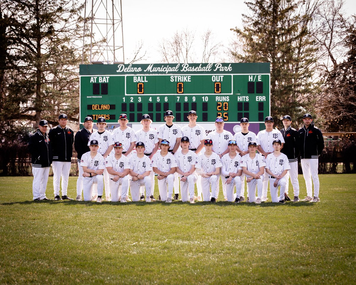 TIME CHANGE: Delano Baseball will play Orono in the section final Thursday, June 5 at 1pm in Waconia. Tickets sold at the door, cash or card. 

📸Lindsay VanBergen