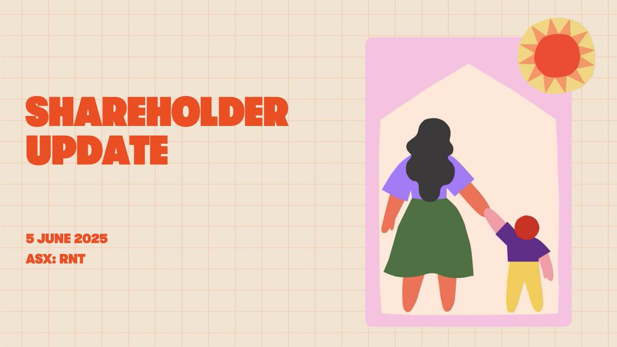 Shareholder Update Presentation $RNT - bit.ly/4mMK6Yr