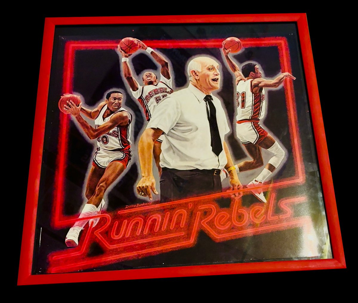 UNLV Runnin’ Rebels Artwork 
Dallis Berkseth-Artist
#UNLV #RunninRebels #Tark
