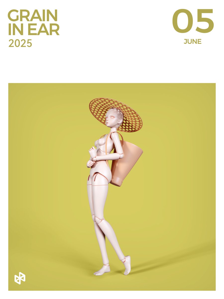 PofiCreate's tweet image. Grain in Ear
Straw Hat Fluttering, Basket Holds Summer
Doll: BJD Linxi
#GraininEar #PoseReference #DrawingInspiration #SolarTerms #PofiCreate