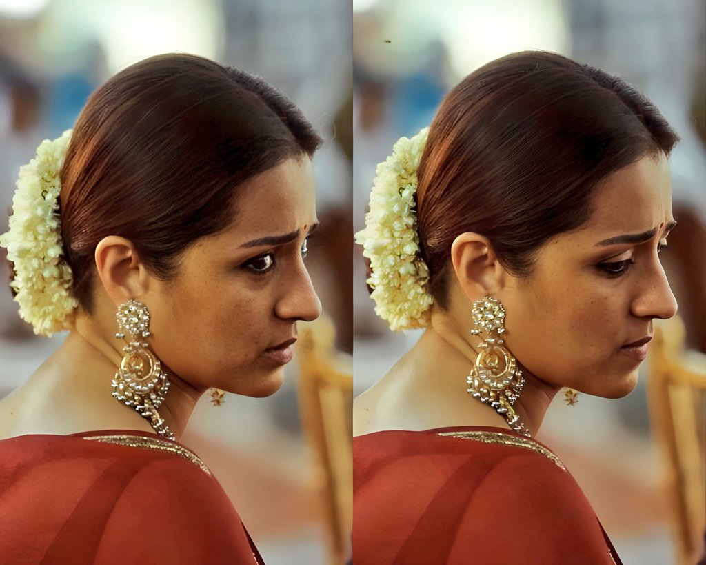 kaipazhakkam's tweet photo. Iva mattum prostitute role pannirundha vera level ha irukum ahhhhhhh maami 🔥

Trisha கொண்டைய பாத்தா kuda மூட் ஆகுது

nalla pinnadi irunthu ava mallipoo kondaiya sniff panni 'Maami.. Maami' nu moanagi ava shoulder orrathula ottikittu nikkura thupata va kalati vidanum https://t.co/P6zw0y2tCT
