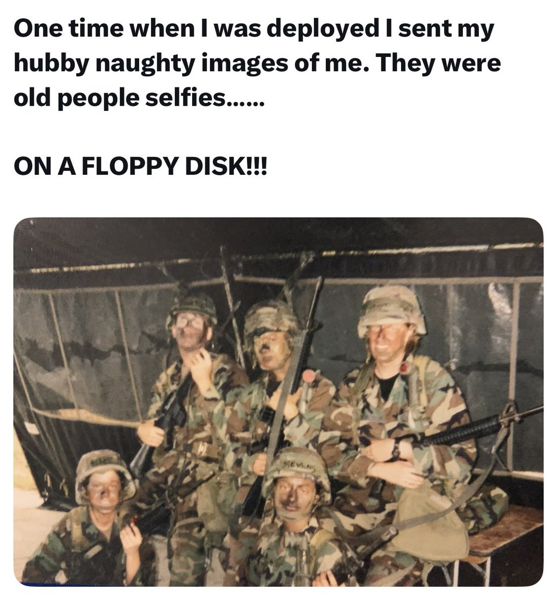 COMBATWEATHER's tweet image. 🔥🤪😜DON’t JUDGE!🤪😜🔥
THIS IS HOW OLD PEOPLE
“SEXTED!”BACK IN THE DAY!!
I’m want to get 10K! I PINKY SWEAR
If you FOLLOW I WILL KEEP YOU ENTERTAINED! Please FOLLOW, comment &❤️! Make me viral!🤪
REPOST TOO PLEASE!!!
#Military #Veteran #Disabled #OldPeopleSexting #sexting…