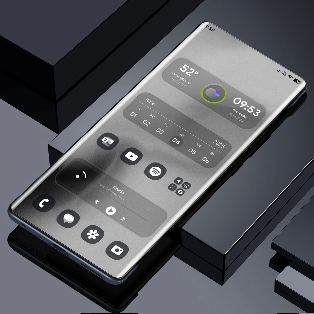 DanXKustom's tweet photo. My screenshots
@SmartLauncher
Widget #GlassWidget by @AndroidTools3
Icons #GlassifyDark by @mahmoud_zadah
Wallpaper #ArtheaWalls by @droidbeauty
Template @nalankang1
#KWGT #iconpack #myhomescreen #android #kustom #xiaomi https://t.co/GEpbCunso1