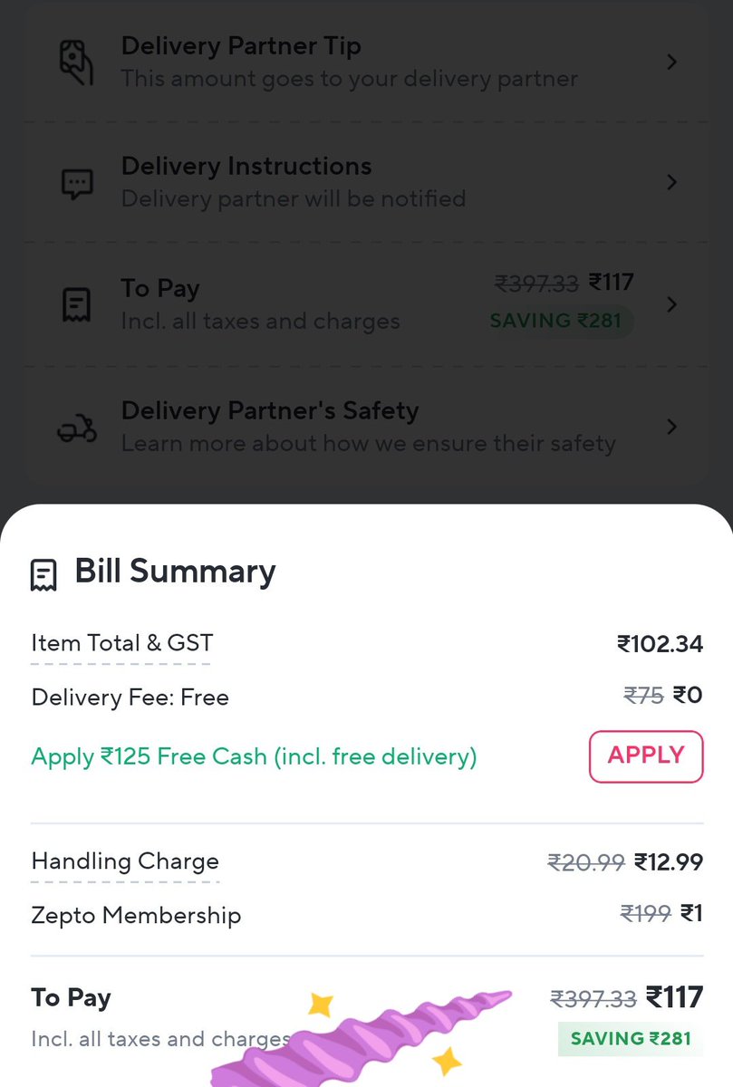 21sangamesh's tweet photo. What is this Zepto what maths do you do for business seriously 125 bonus is scam.
@ZeptoNow #Zepto #zeptoscam
#125zepto https://t.co/Wf7QLx2oFX