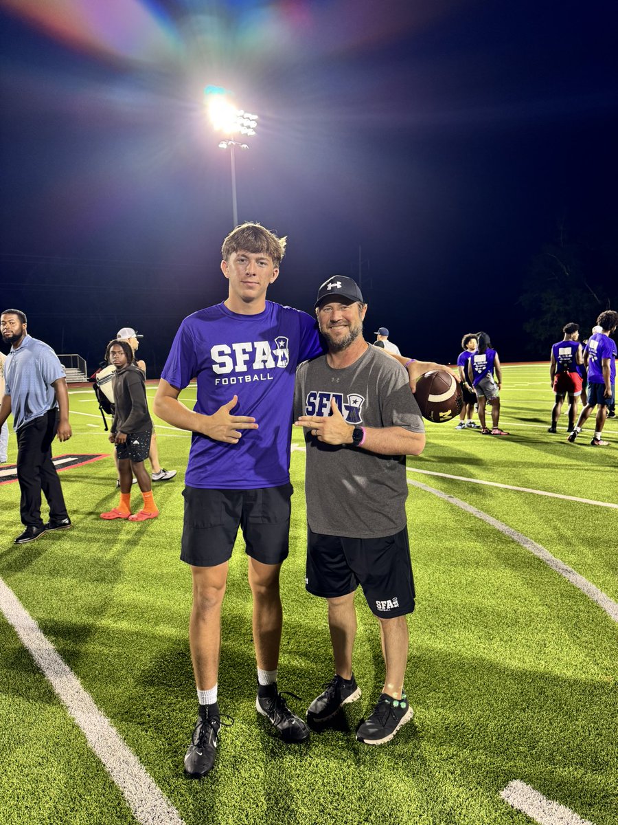 BubbaZacharias's tweet photo. Had a great time at  @SFA_Football camp and  balled out. Still looking for an opportunity to continue my journey. Thank you @CoachJMay @ChrisRossSFA @coachcismith https://t.co/bojBe0Gtmc