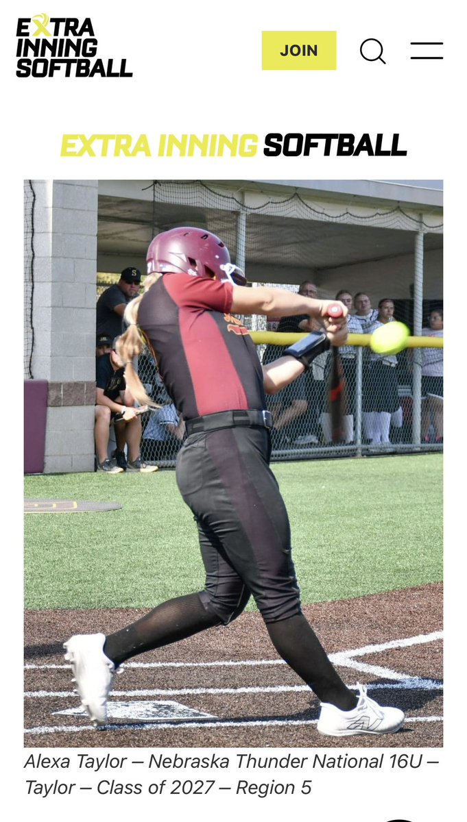 Nebraska National 16U - Taylor (@nenational08) on Twitter photo 🙌 to our 2027’s - all ranked by <a href="/ExtraInningSB/">EXTRA INNING SOFTBALL</a>! Thank U!
<a href="/rother2027/">Toria Rother</a> Extra Elite C - #53 Nationally
<a href="/olliesongster/">ollie songster</a> All-Region #8 P, #205 Nationally
<a href="/alexa_taylor02/">Alexa Taylor</a> All-Region #5 IF, #229 Nationally
<a href="/elliridgley/">Elli Ridgley</a> All-Region #7 IF, #254 Nationally
<a href="/naomi_tackitt24/">Naomi Tackitt</a> All-Region #6 OF 🙌 to our 2027’s - all ranked by <a href="/ExtraInningSB/">EXTRA INNING SOFTBALL</a>! Thank U!
<a href="/rother2027/">Toria Rother</a> Extra Elite C - #53 Nationally
<a href="/olliesongster/">ollie songster</a> All-Region #8 P, #205 Nationally
<a href="/alexa_taylor02/">Alexa Taylor</a> All-Region #5 IF, #229 Nationally
<a href="/elliridgley/">Elli Ridgley</a> All-Region #7 IF, #254 Nationally
<a href="/naomi_tackitt24/">Naomi Tackitt</a> All-Region #6 OF