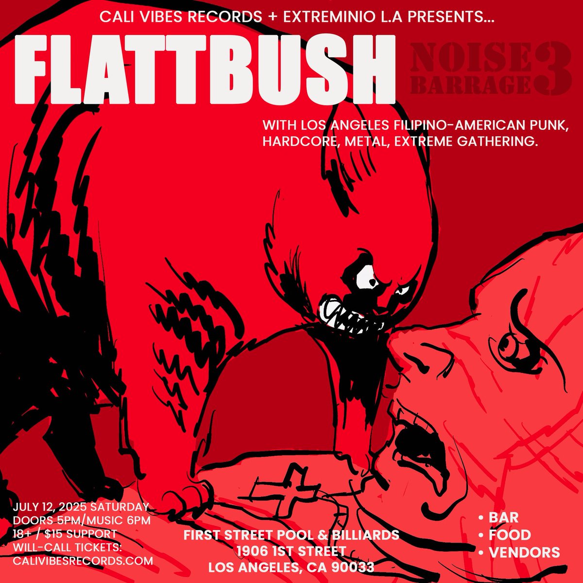 FLATTBUSH's tweet photo. JULY 12TH! https://t.co/KqvEqIyc1y