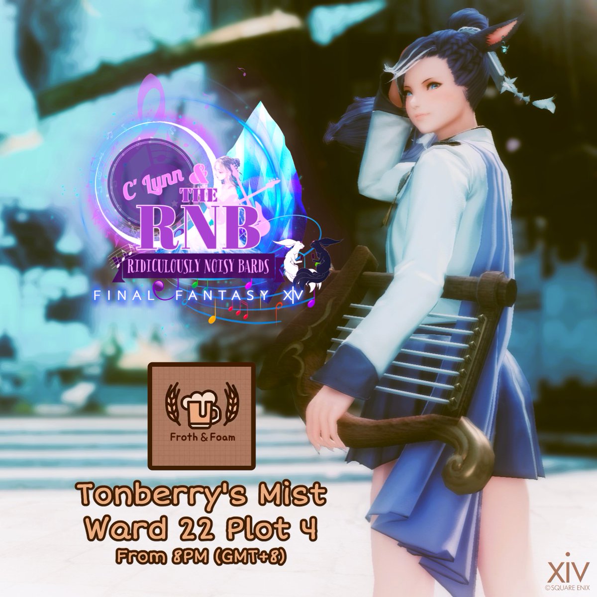 Come celebrate with us! Everyone's invited!
And yes we have cakes and also plenty of froth and foam! 

🎉🥳🍾🪩

#FnFxiv #ElementalDC #HappyBday