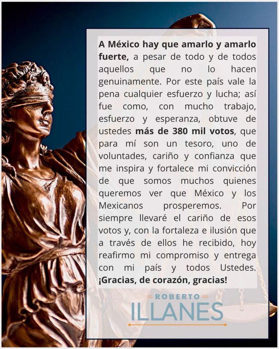 A México hay que amarlo y amarlo fuerte... 

Gracias, de corazón, gracias.