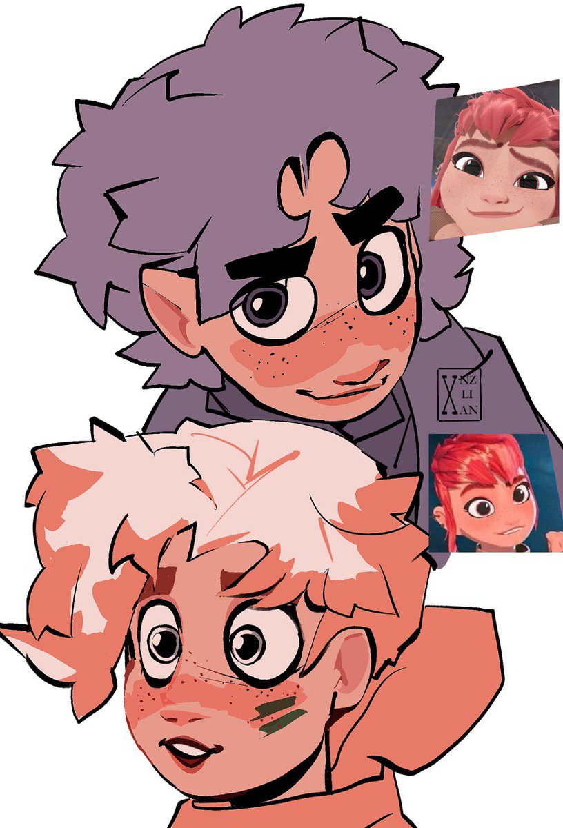 Trying out the art style from the movie Nimona 🥺

Slash and Silver belong to me