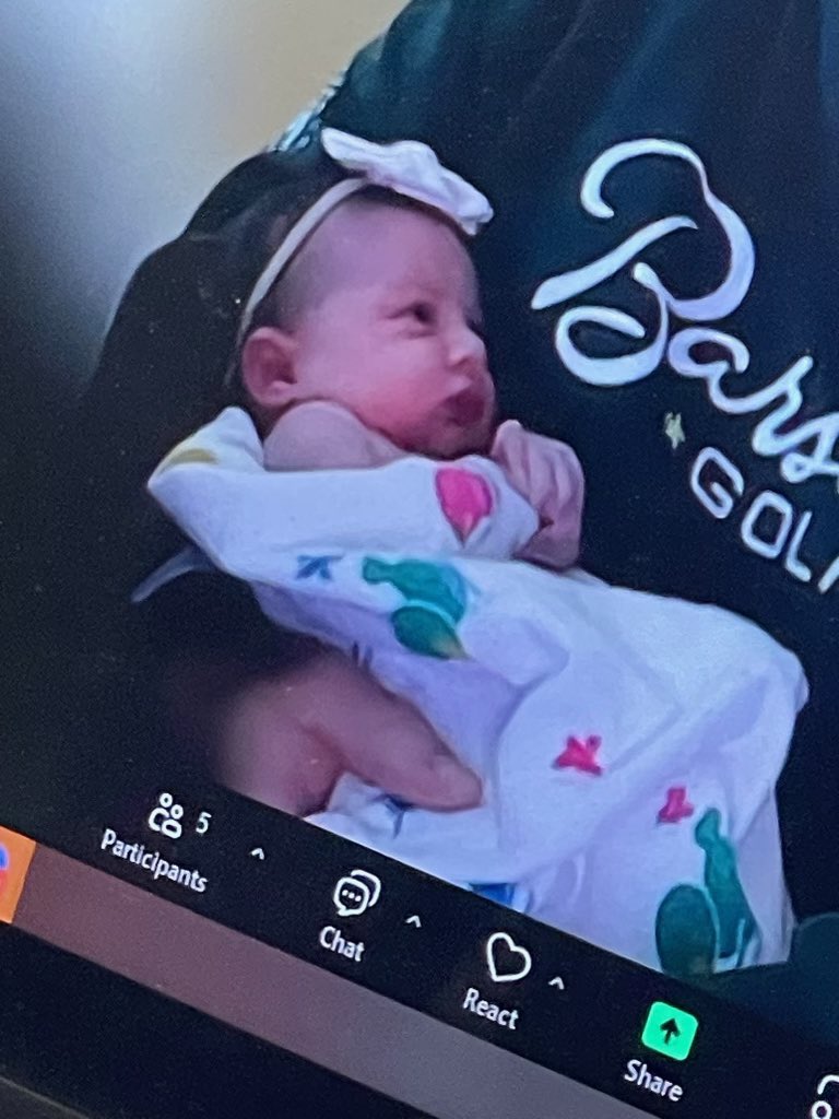 On this date one year ago Eleanor made her first zoom meeting appearance. Had to be the biggest thing that happened in her life that day. NACDA prep meeting wasn’t the same without her this year.  Happy Birthday to the sweetest FLS I know.