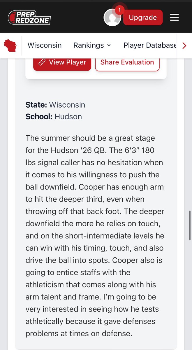 Thank you <a href="/PrepRedzoneWI/">Prep Redzone Wisconsin</a> for the write up‼️