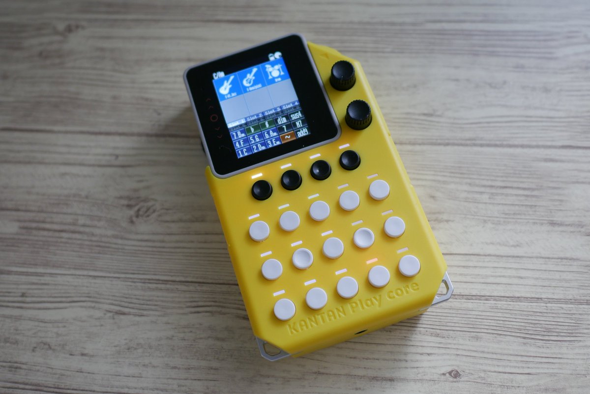 KANTAN Play core かんぷれ クラファン限定カラー(イエロー) ごめんなさい…。ホントは支援者の皆さん一斉にお届けしたかったんです