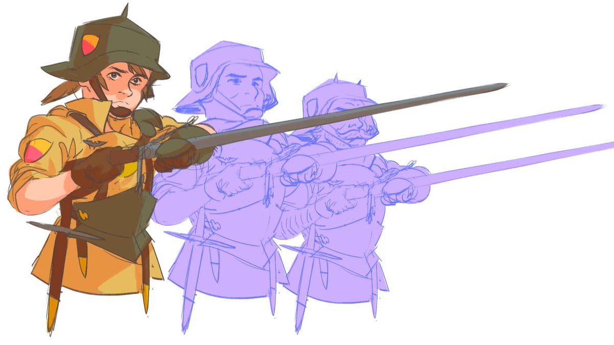 Vanguard Battlation's distinct honor guard salute. Zofia on the foreground always the first to show how she feels. With the lack of respect they show in ceremonies the make up for it in combat.