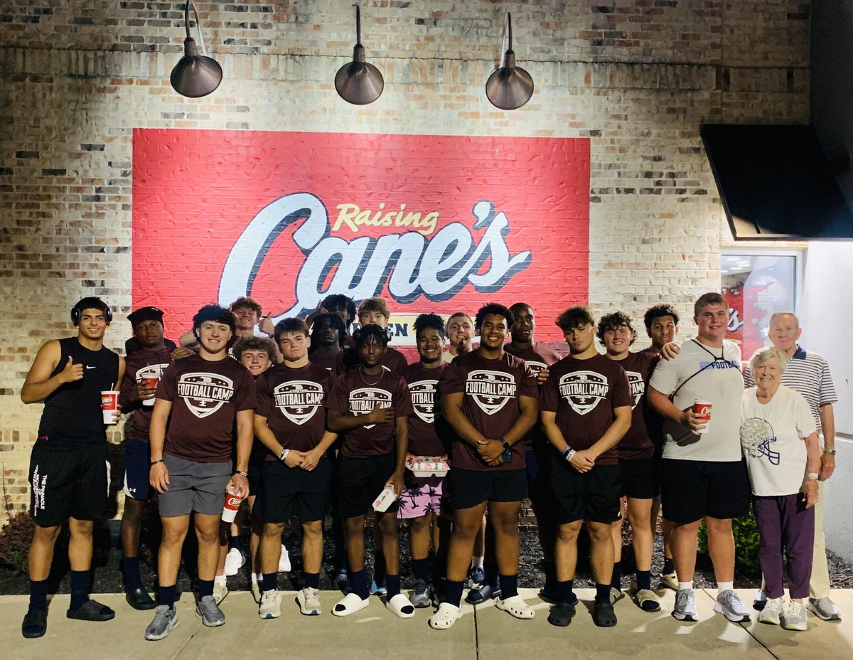 Coach BJ Payne (@americanfbcamp) on Twitter photo Camp, Canes & Crocketts.
Thank you <a href="/EKUFootball/">EKU Football</a> for hosting us tonight on Day 2 of TDP.
Thank you Gma & Gpa Crockett for treating our guys to a great meal at <a href="/raisingcanes/">Raising Cane's</a> after camp.
<a href="/HHIHS_football/">Seahawk Football</a> <a href="/CoachDerekDay/">Derek Day</a> Camp, Canes & Crocketts.
Thank you <a href="/EKUFootball/">EKU Football</a> for hosting us tonight on Day 2 of TDP.
Thank you Gma & Gpa Crockett for treating our guys to a great meal at <a href="/raisingcanes/">Raising Cane's</a> after camp.
<a href="/HHIHS_football/">Seahawk Football</a> <a href="/CoachDerekDay/">Derek Day</a>
