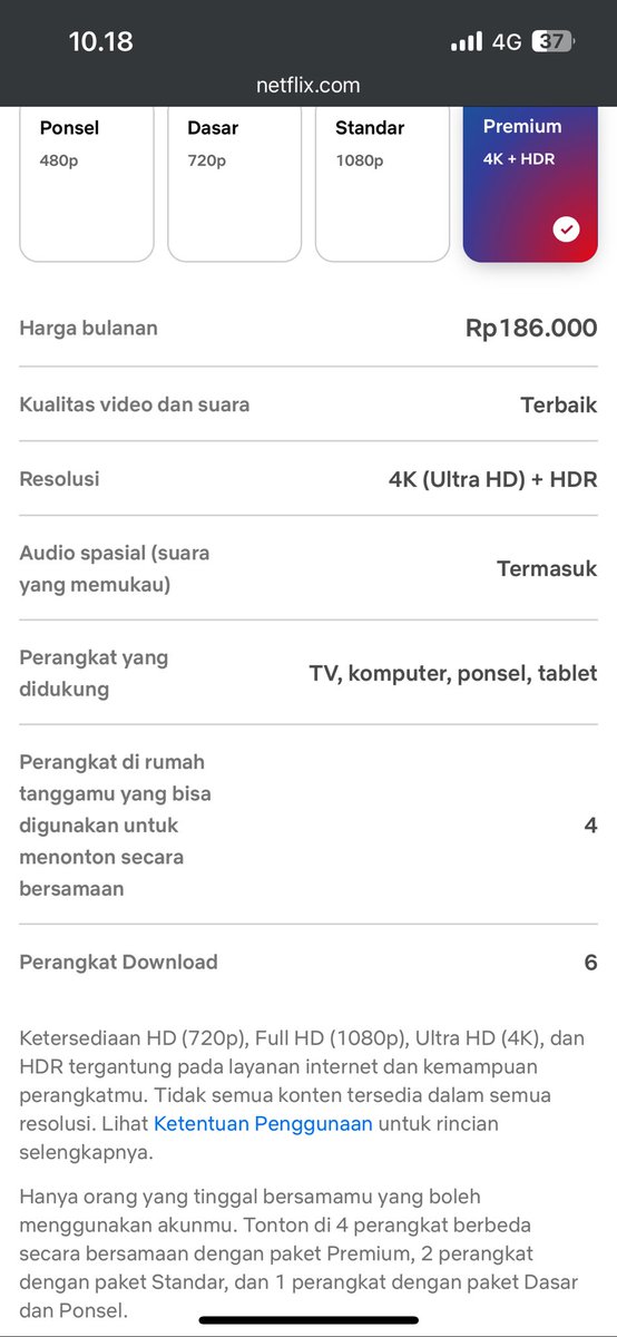 Patungan netflix sebulan 1 profil 37.200 ada yg mau ga? 

Udah ada 3 org, butuh 2 org lagi
#WTB #WTS #PATUNGANNETFLIX