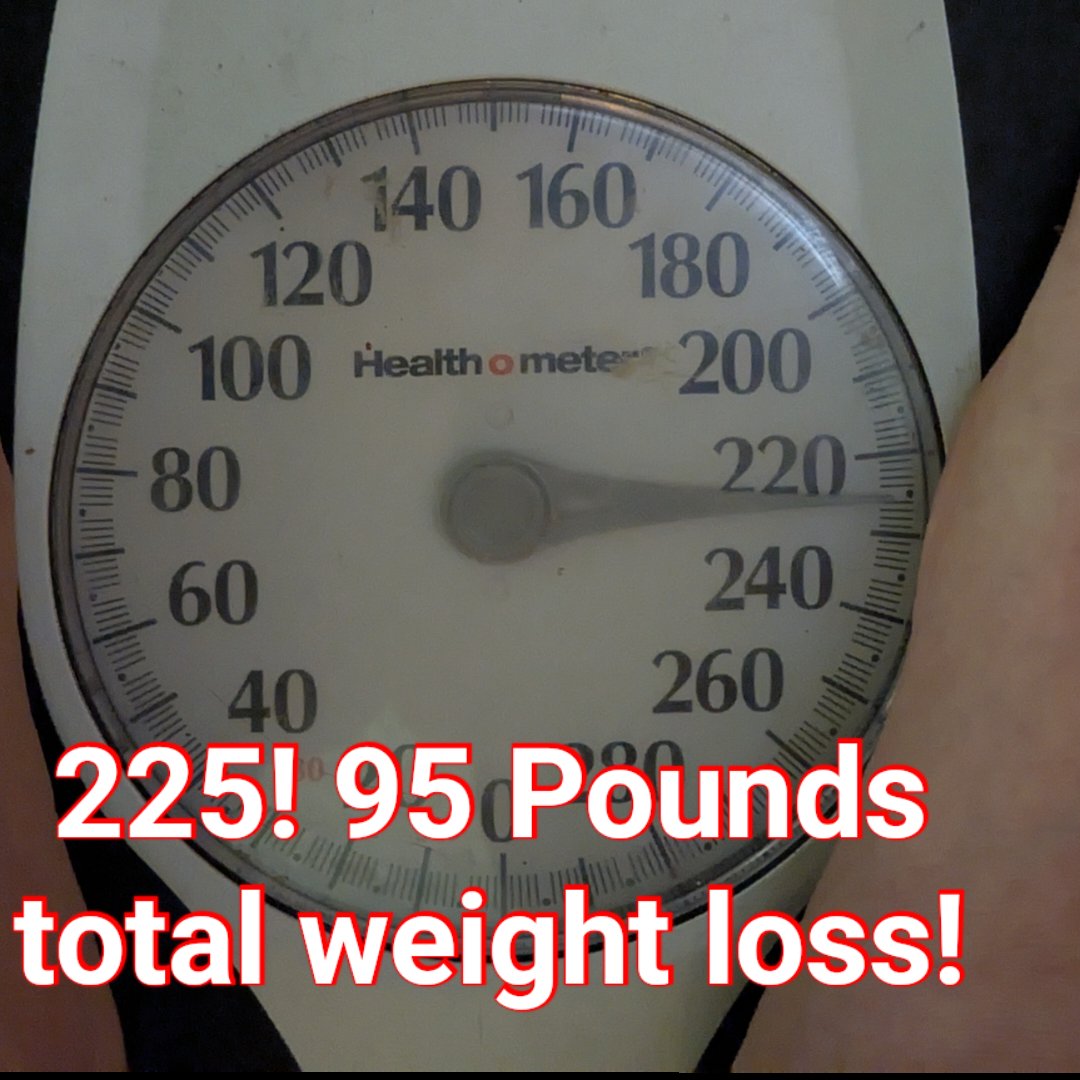 I'm shrinking! Class of 95 reunion is in September, I wanna be under 200! I'm getting there!