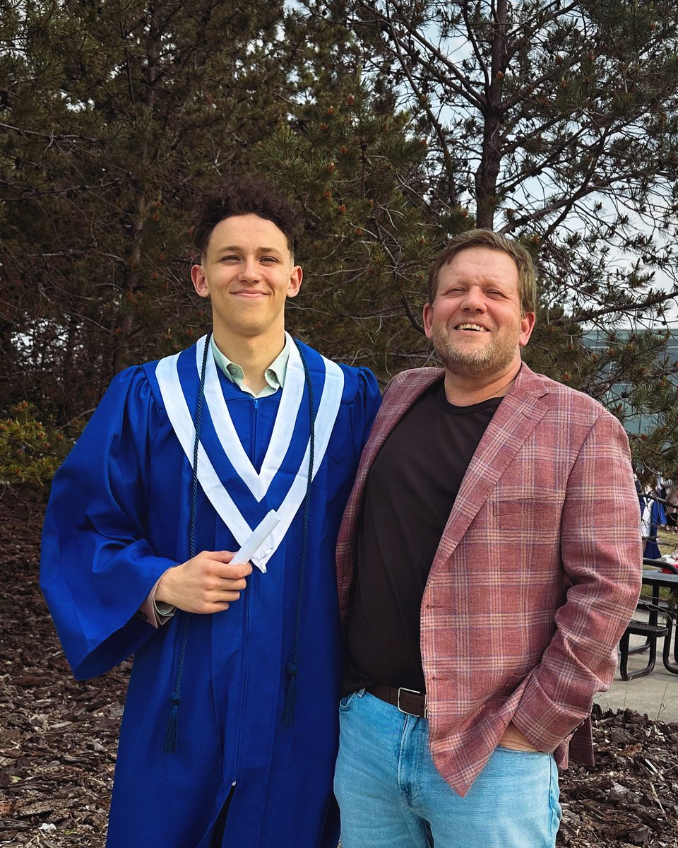 menard_ray's tweet image. 5/5 successfully launched. Our youngest, Caleb, graduated today.