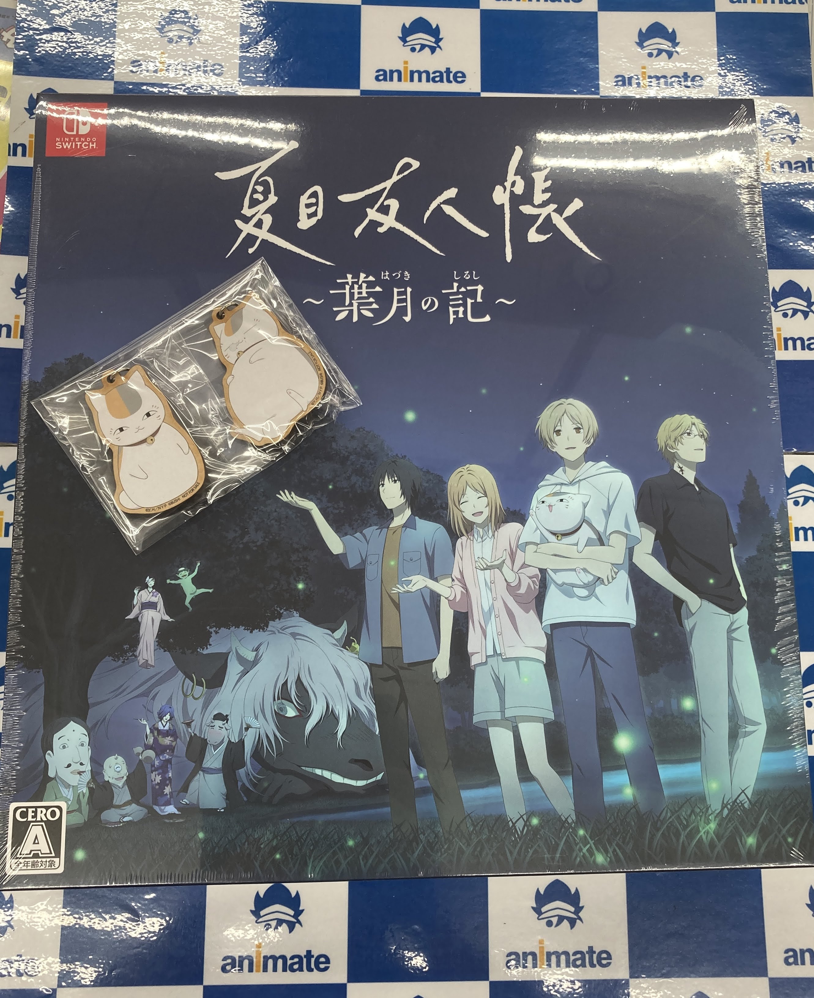 未使用】夏目友人帳 葉月の記 アニメイト特典 アクリル クロス