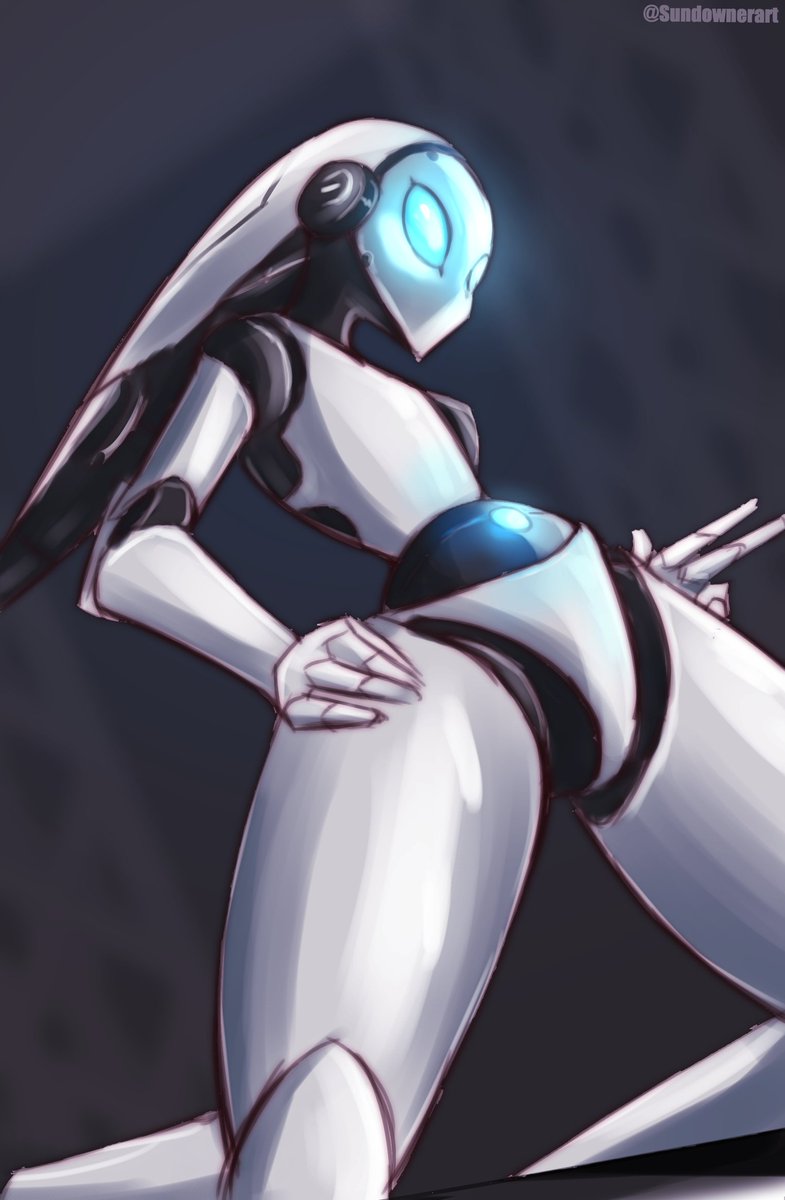 Okay guys hear me out....

Sketch of Drossel von Flügel from Fireball &lt;3

Had to scratch that robot itch.....