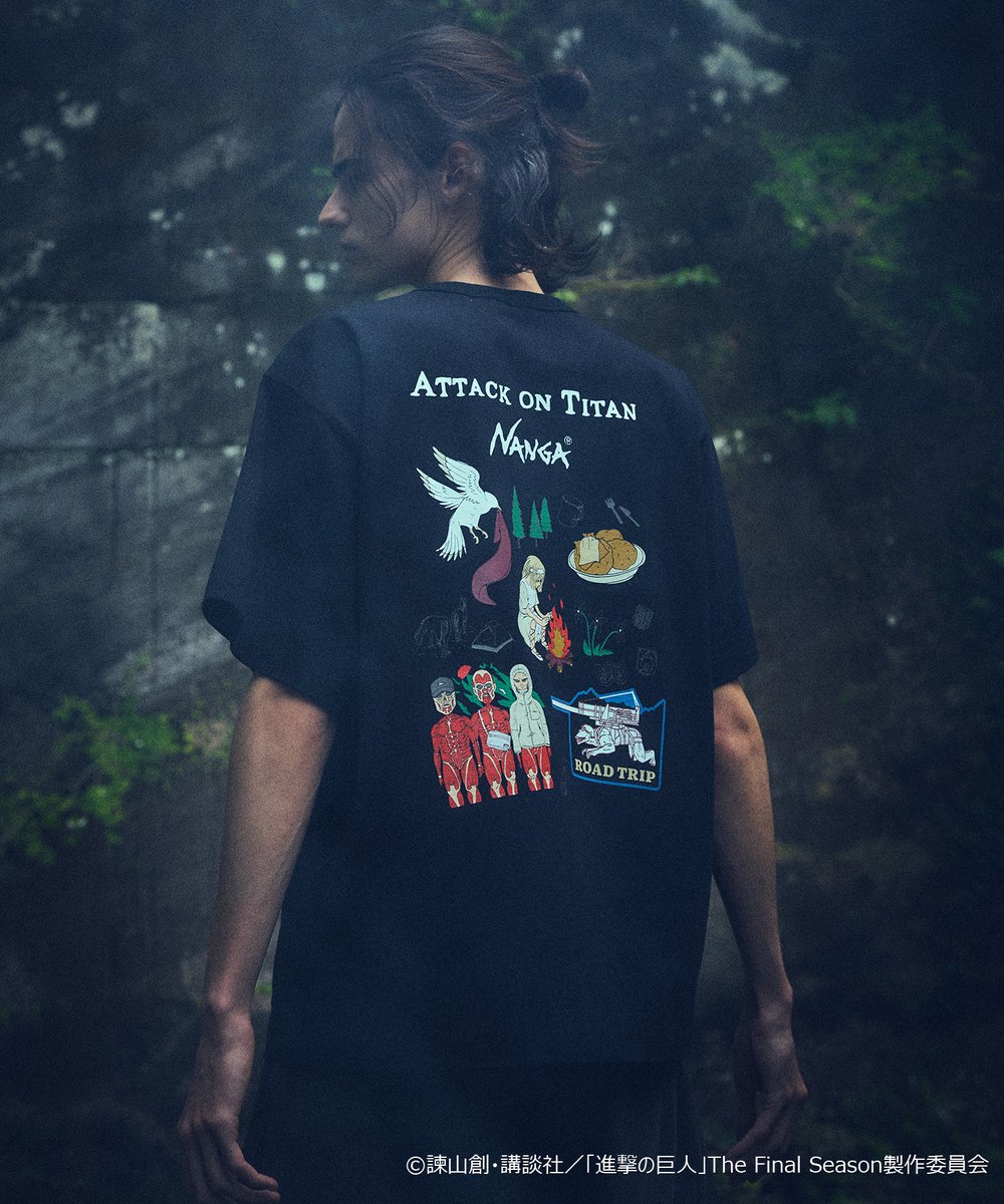 進撃の巨人 × #NANGA in ZOZOTOWN コラボアイテム絶賛予約販売中