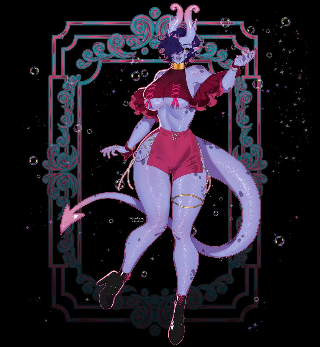 i have quite a few arts from 2024 i never uploaded x__x