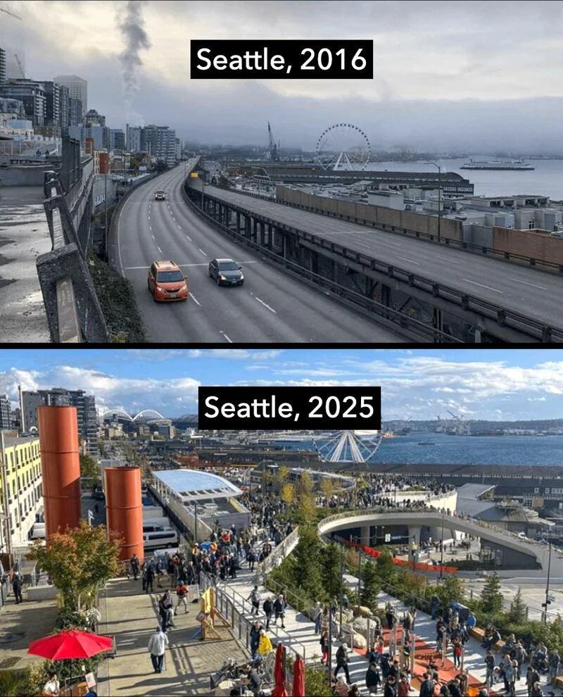 fasc1nate's tweet photo. Seattle Waterfront Improvements https://t.co/QrSKIDhTEf