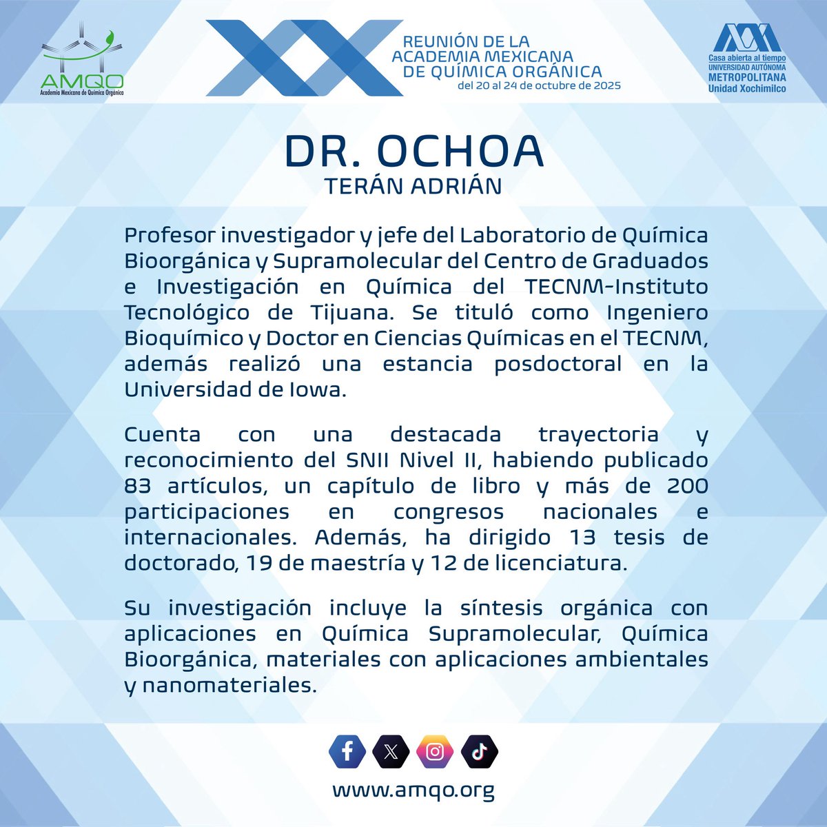 Academia Mexicana de Química Orgánica A.C. tweet media