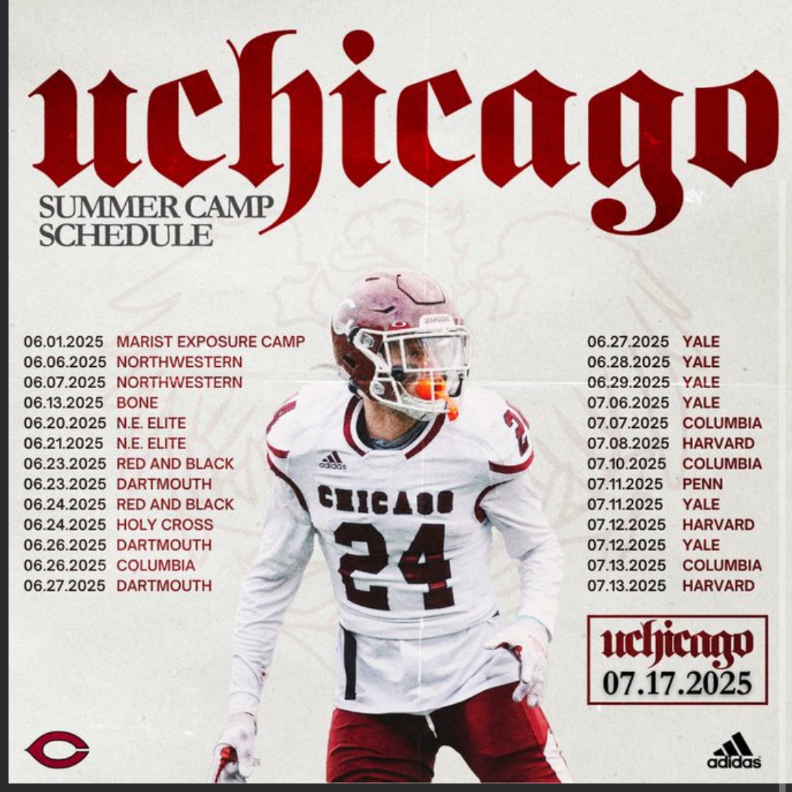 Ameer A. Beg (@ameerbeg8) on Twitter photo Thank you so much <a href="/CoachK_UChicago/">Craig Knoche</a> for the camp/visit to The University of Chicago! Blessed to have the opportunity to compete as well as see the campus.
LB/RB/ATH
6ft 190lbs
COโ27
3.8 GPA
<a href="/NVHS_Football/">Neuqua Valley Football ๐</a> <a href="/coachrichards4/">Neuqua Valley HS varsity Running Back Coach</a> <a href="/BillEllinghaus/">Coach Ellinghaus</a> <a href="/EDGYTIM/">Timothy โEDGYTIMโ OHalloran</a> <a href="/Neuqua_Rugby/">Neuqua Valley Rugby</a> @On3Recruits Thank you so much <a href="/CoachK_UChicago/">Craig Knoche</a> for the camp/visit to The University of Chicago! Blessed to have the opportunity to compete as well as see the campus.
LB/RB/ATH
6ft 190lbs
COโ27
3.8 GPA
<a href="/NVHS_Football/">Neuqua Valley Football ๐</a> <a href="/coachrichards4/">Neuqua Valley HS varsity Running Back Coach</a> <a href="/BillEllinghaus/">Coach Ellinghaus</a> <a href="/EDGYTIM/">Timothy โEDGYTIMโ OHalloran</a> <a href="/Neuqua_Rugby/">Neuqua Valley Rugby</a> @On3Recruits