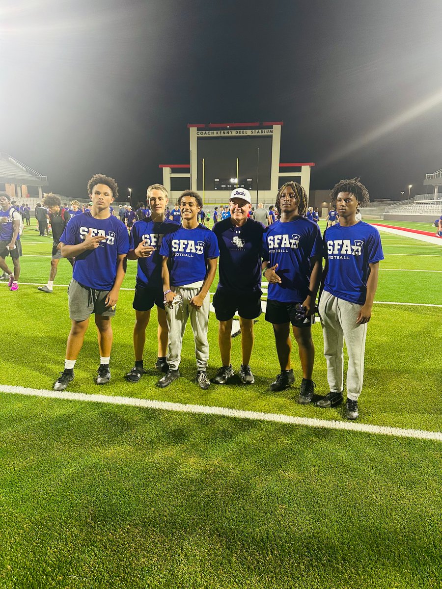 First post. Got a lot of work to do. This is just the beginning. Locked in and ready to grind. Thank you <a href="/SFA_Football/">Lumberjack Football</a> for the opportunity. Follow my journey.<a href="/TRUHuntPerform/">TRU Hunt Performance</a> <a href="/TyDehorney/">Tylyn Dehorney</a>