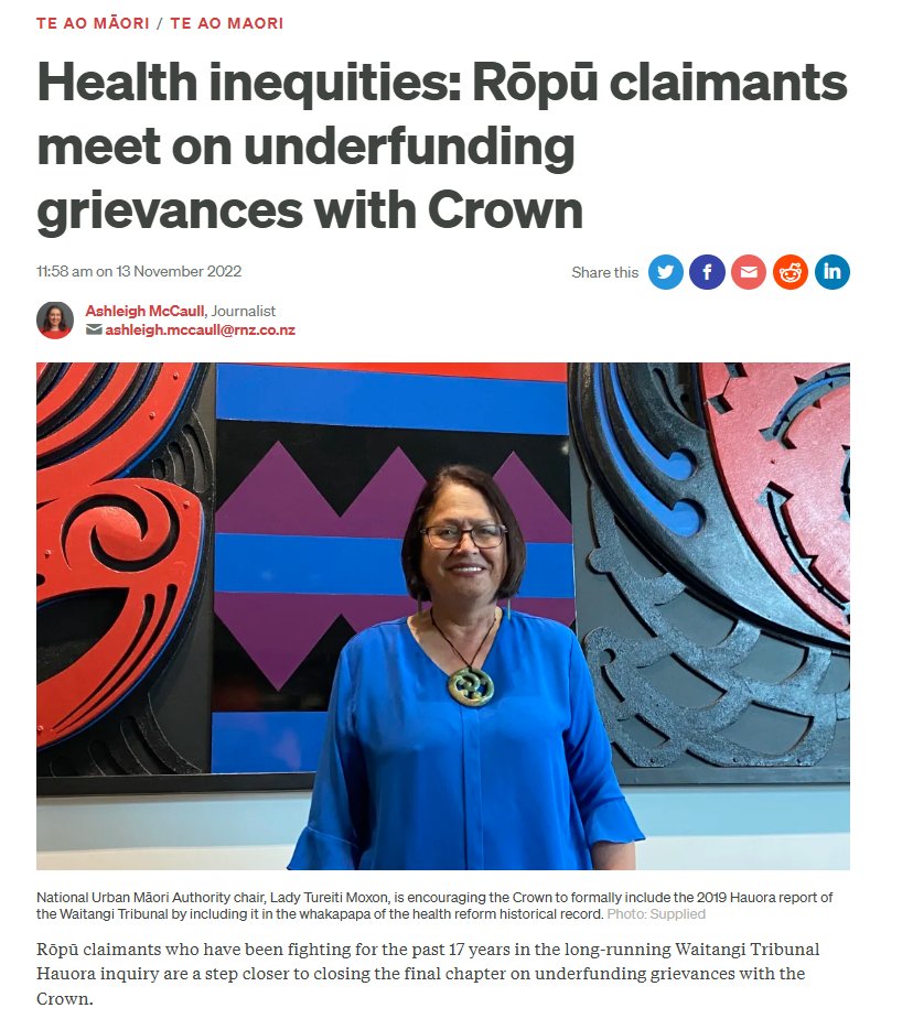 #SAPEREREPORT 
Health Minister <a href="/SimeonBrownMP/">Simeon Brown</a> on <a href="/ninetonoon/">RNZ - Nine To Noon</a> has read Sapere Report. It was commissioned by the claimants in WAI2575. Yet no mention of hauora Māori or Māori PHOs/providers owed $531M+
▶️Listen here: rnz.co.nz/national/progr… 
▶️Read here: rnz.co.nz/news/te-manu-k…