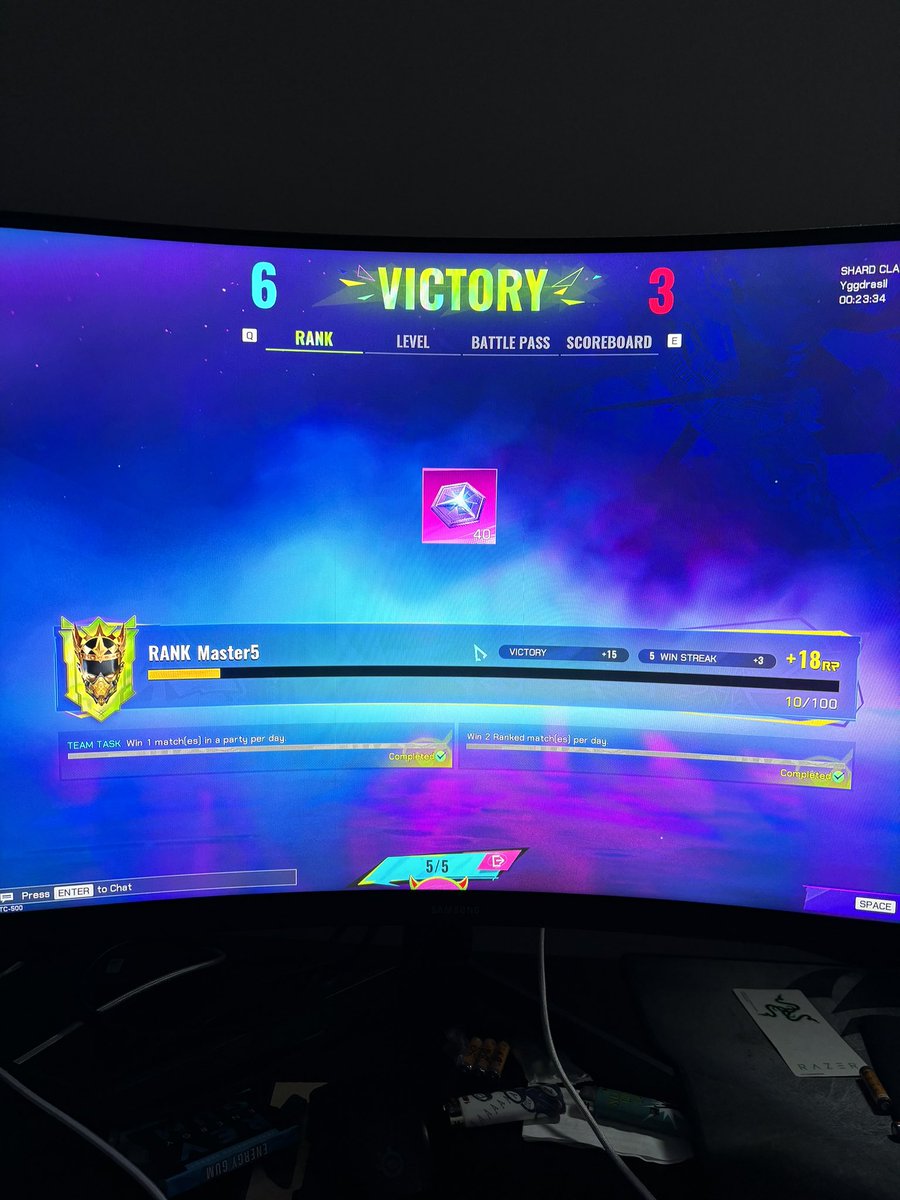 THEMRVEEVOO's tweet photo. We did it punk master next!!!! @PlayFragPunk https://t.co/jbEKEieocr