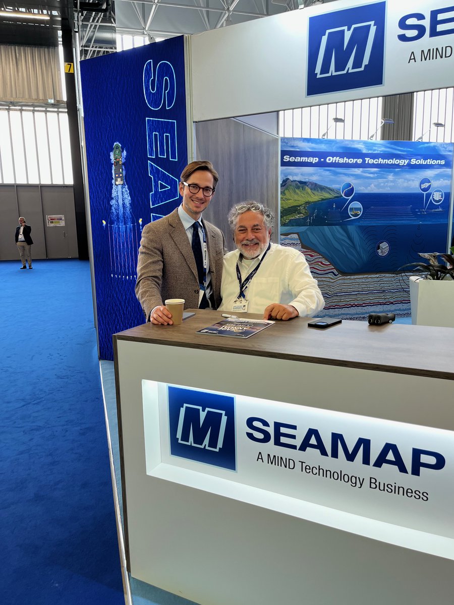 MindTechInc's tweet image. We had another excellent day Wednesday meeting new people and building great working relationships.  Thanks to everyone who stopped by our stand.  If you haven&apos;t come by to see us yet, make sure you do today!  Come see us at Stand 820.
#Seamap  #EAGE #BuoyLink #GunLink #SeaLink