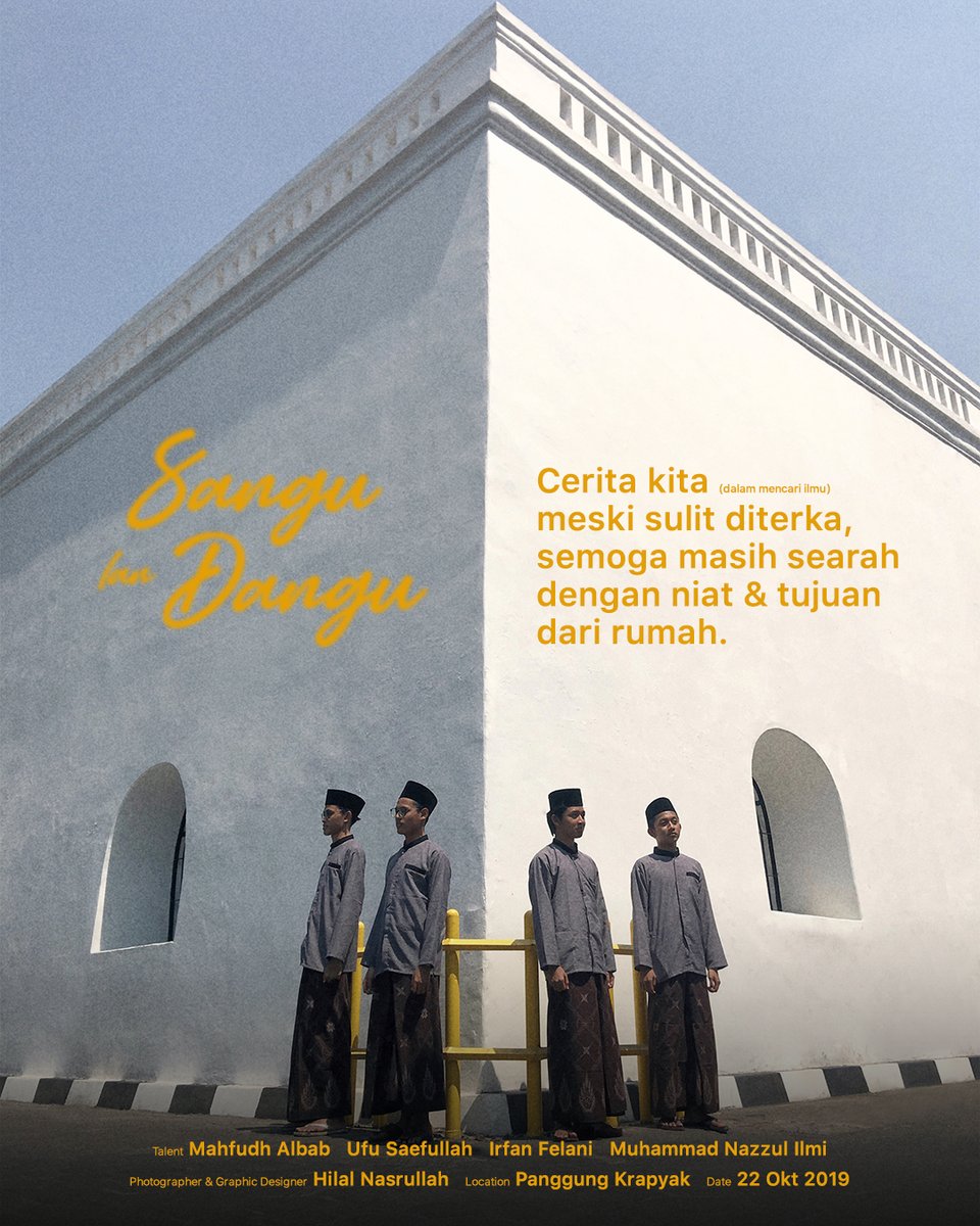 Sangu lan dangu, dua dari enam syarat mencari ilmu.