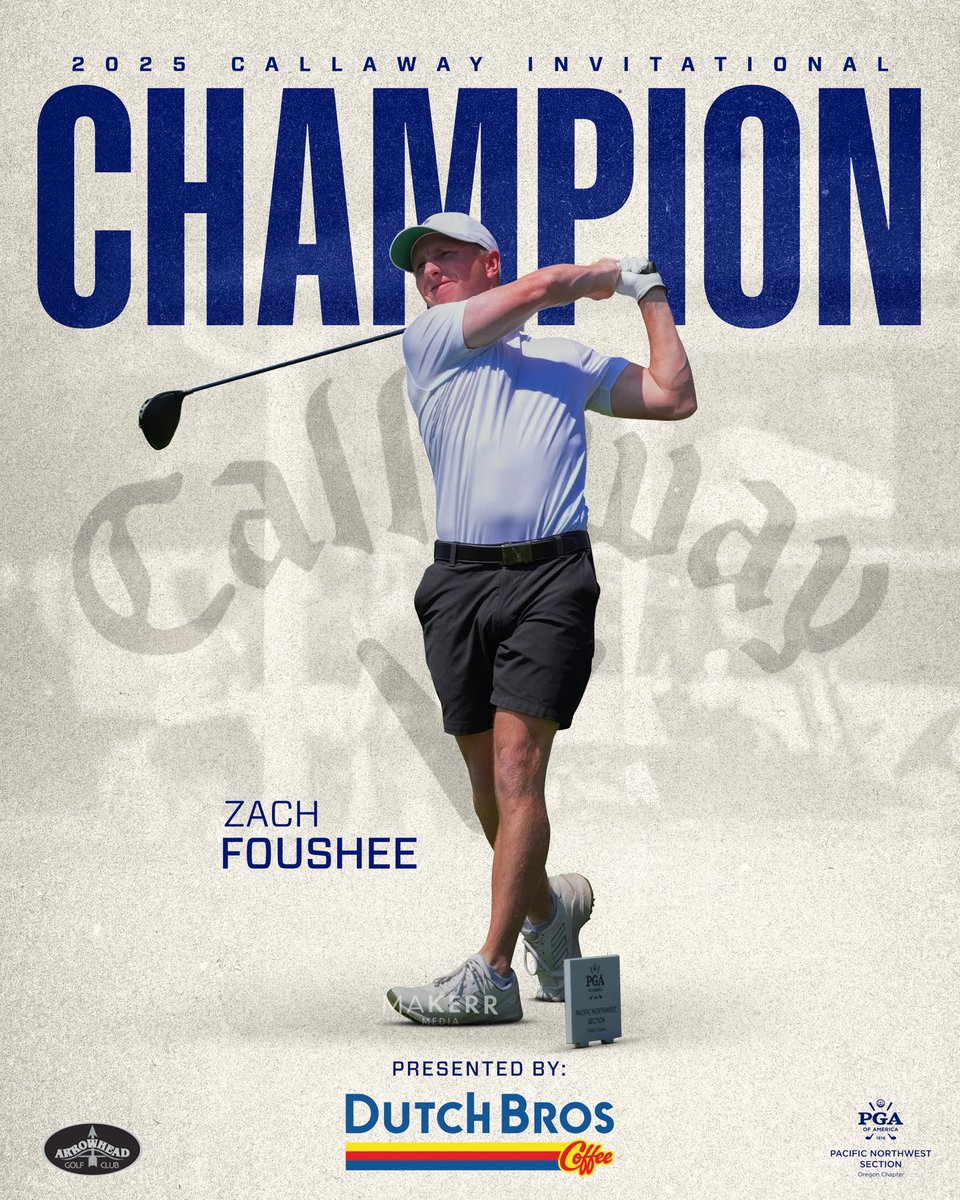 🏆 2025 OPGA Callaway Invitational Champion! 🏆

Congratulations to Zach Foushee for an incredible performance at Arrowhead Golf Club! ⛳️

Final Score: -4 (68, 70)
Total: 138

Well played, Zach! 👏🔥

📸 Makerr Media
🎨 <a href="/brody_marconi11/">Brody Marconi</a>
