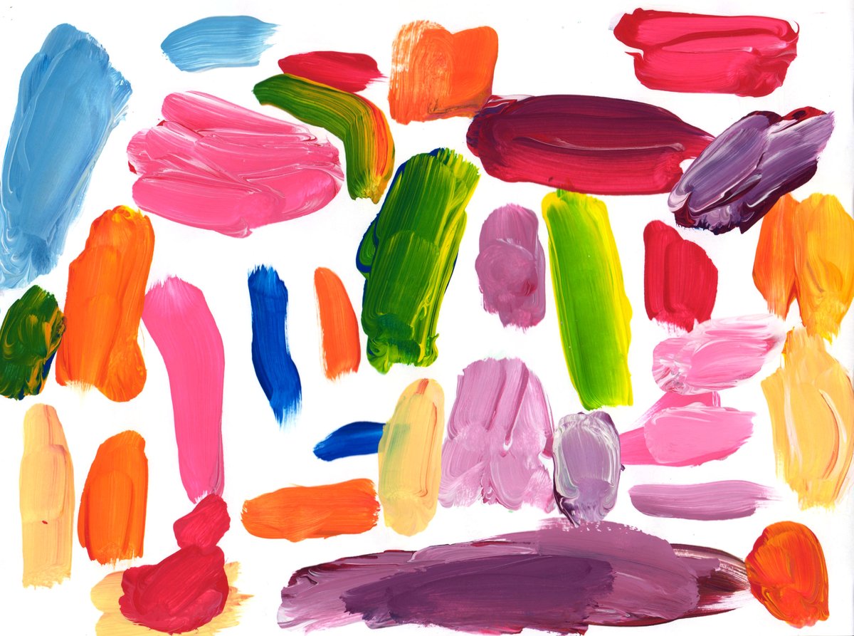 In this painting, you can see the vibrant process of kindergartner Abisai M. as they explore color mixing. Each year, we celebrate our youngest students in our Littlest Learners exhibition.

Littlest Learners is on view till July 3! Learn more at studoinaschool.org. 🧑‍🎨 🌟