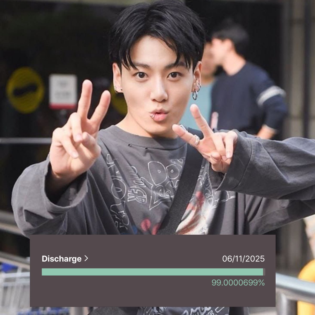 Jungkook has now completed 99% of his military service!! OHMYGOSH 😭🤯