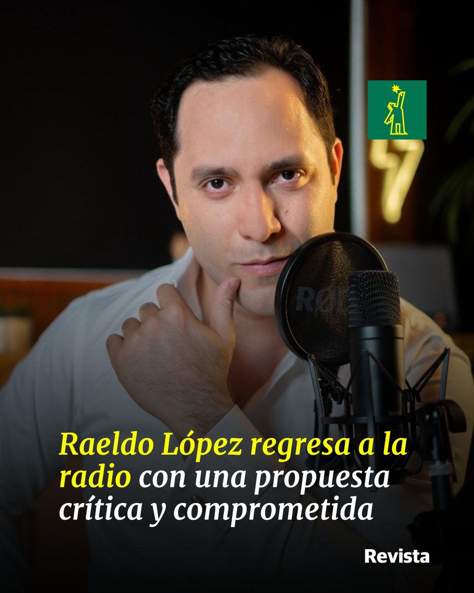 DiarioLibre's tweet photo. ✨ | #RevistaDL | A través de "Filo con Filo", transmitido por Mixx 104.5 FM, el comunicador retoma el micrófono con análisis social
🔗https://t.co/7M4R1Tu998
#DiarioLibre #Noticias #RaeldoLópez #FiloConFilo #Radio #RD #AnálisisSocial https://t.co/XJ9yjVrUYH