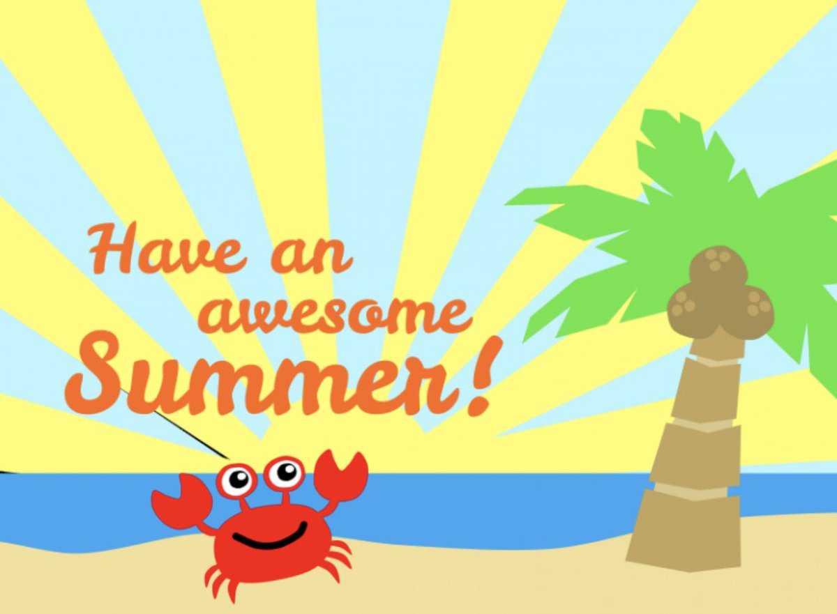 TEACHERS…
Have a most amazing, restful, fun-filled summer!!!!  You deserve it! 😁🌴☀️😎