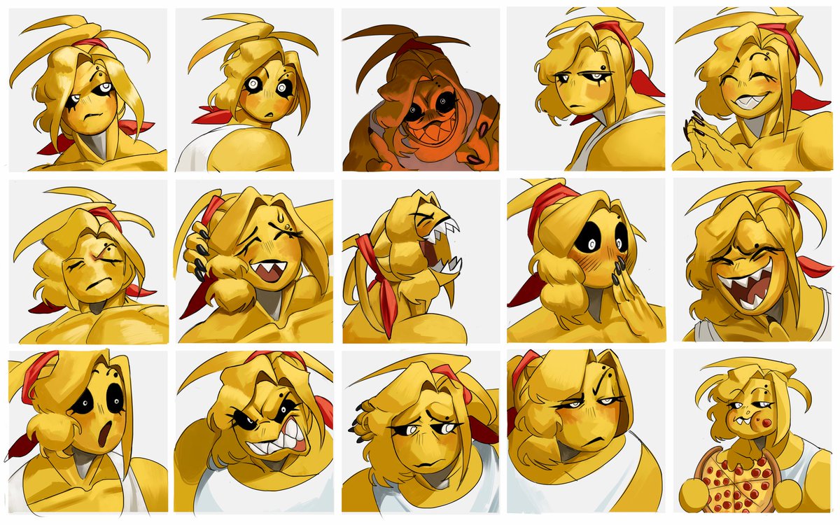 Late night post just because. I got some new expressions.