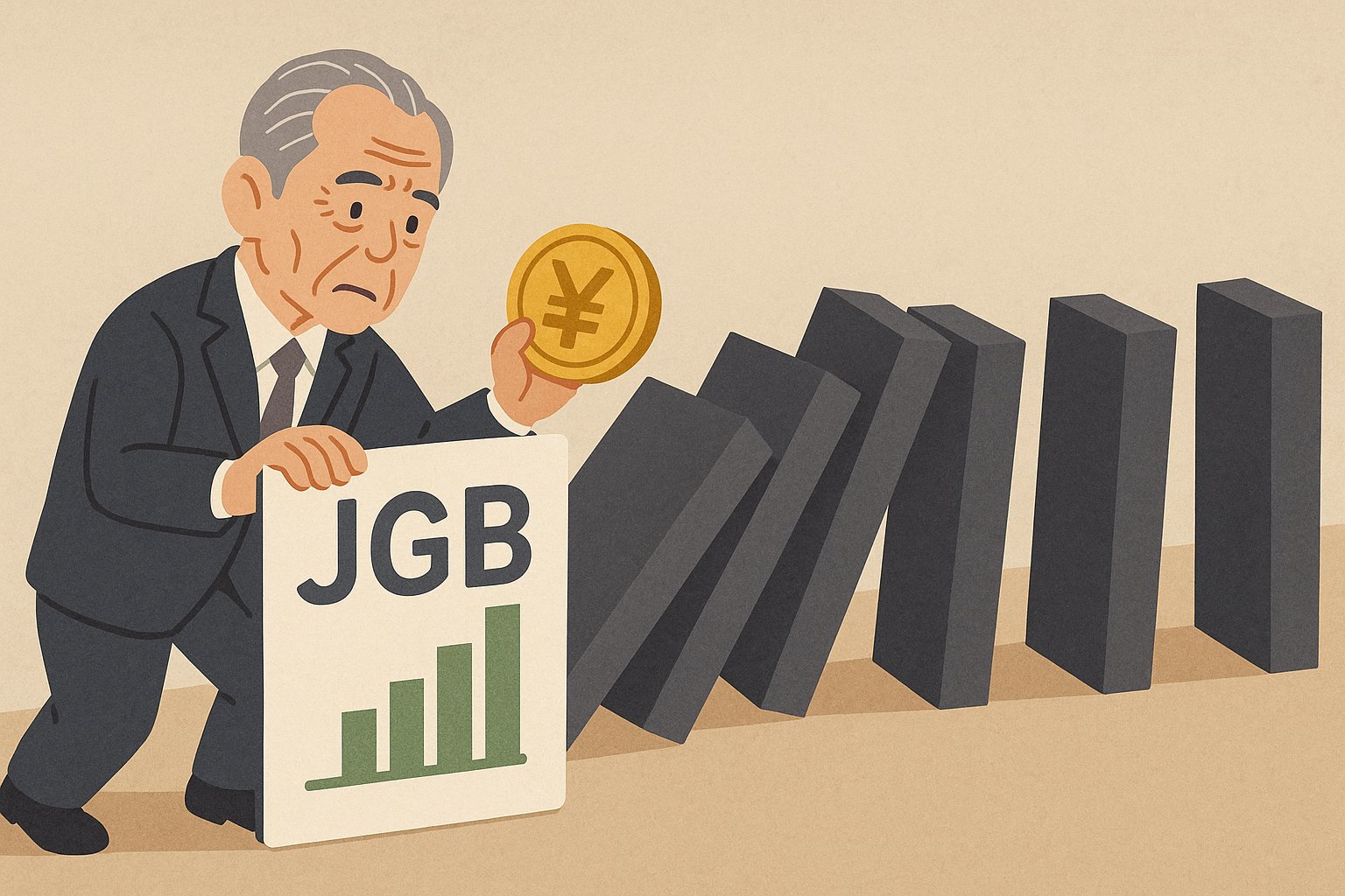 Bảo hiểm bán tháo JGB: Liệu có đạp đổ con cờ domino đầu tiên?